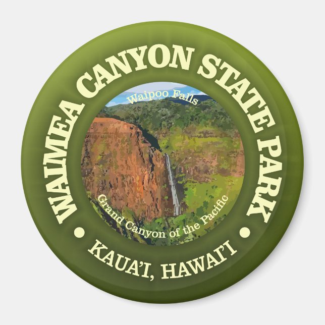 Waimea Canyon SP Magnet (Front)