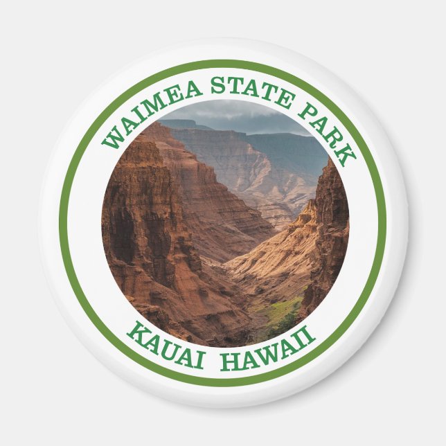 Waimea Canyon State Park, Hawaii Magnet (Front)