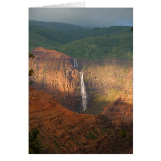 Waimea Canyon Waterfall Cards (Front)