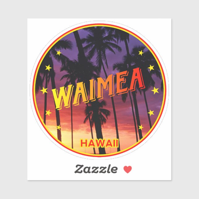 Waimea Hawaii Sticker (Sheet)