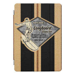 Waimea Surfboard Hawaiian FauxWood iPadSmart Cover