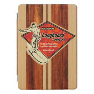 Waimea Surfboard Hawaiian FauxWood iPadSmart Cover