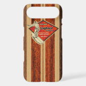 Waimea Surfboard Hawaiian iPhone 4 Case (Back)