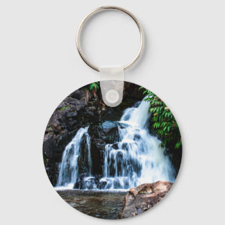 Waimea Waterfall - Long Exposure Keychain