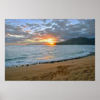 Wainiha Bay, Kauai, Hawaii, Sunrise Poster