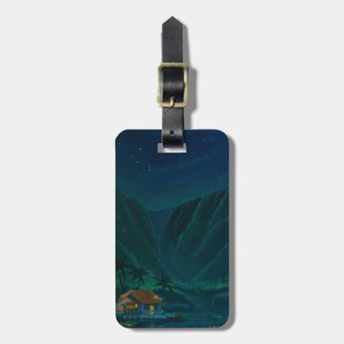 Wainiha Valley Home on a Starry Night Luggage Tag