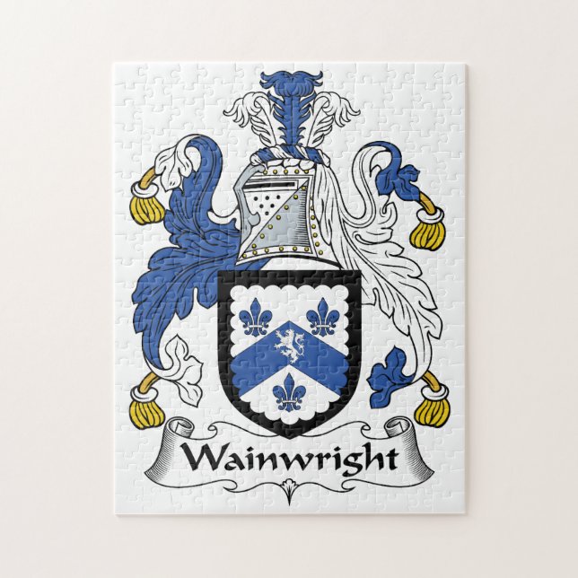 Wainwright Family Crest Jigsaw Puzzle (Vertical)