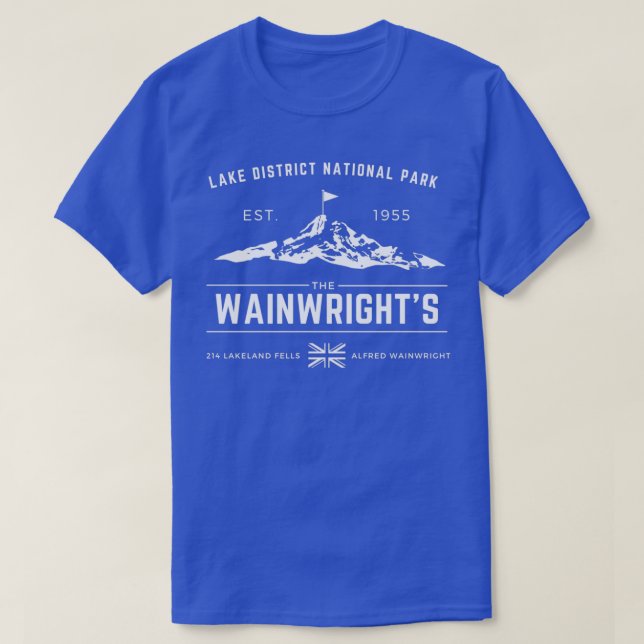 Wainwright Lakeland Fells T-Shirt (Design Front)