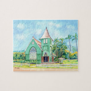 Wai'oli Hui'ia Hanalei Church Jigsaw Puzzle