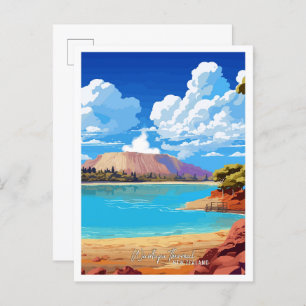 Waiotapu Thermal New Zealand Art Vintage Travel  Postcard