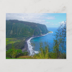 Waipio Valley Lookout, Big Island, Hawaii Postcard