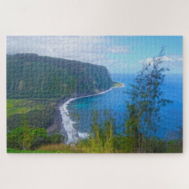 Waipio Valley Lookout, Hawaii, Jigsaw Puzzle (Horizontal)