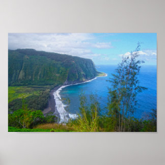 Waipio Valley Lookout, Hawaii, Print