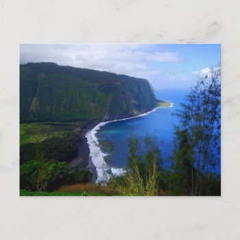 Waipio Valley Lookout Postcard by catherinesherman at Zazzle
