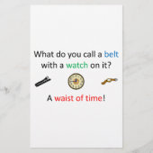 Waist of time joke (Front)