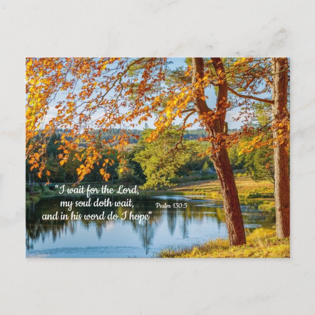 Wait for the Lord, Hope in His Word Card (Front)