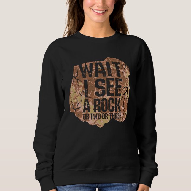 Wait I See A Rock Sweatshirt (Front)