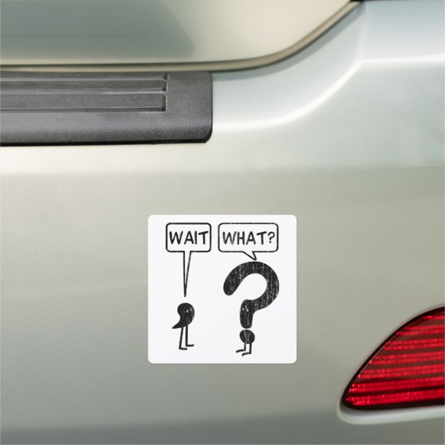 Wait, What? Car Magnet (In Situ)