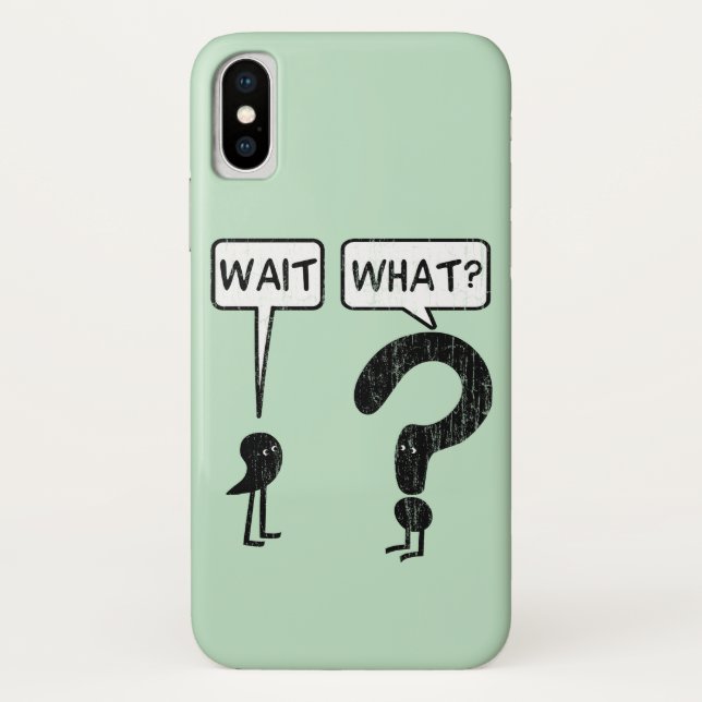 Wait, What? Case-Mate iPhone Case (Back)