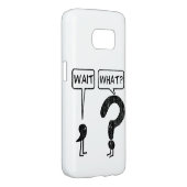 Wait, What? Learning English White Case-Mate Samsung Galaxy Case (Back/Right)