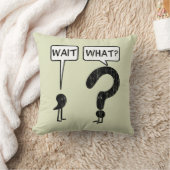 Wait What Learning Spelling Throw Pillow (Blanket)