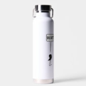 Wait, What? Stainless Steel Water Bottle (Front)