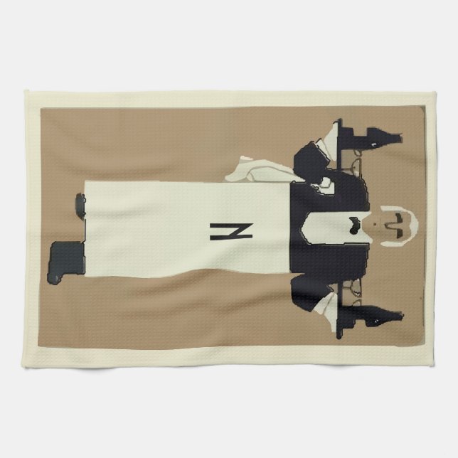 Waiter serving wine towel (Horizontal)