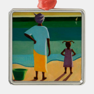 Waiting 2005 metal ornament