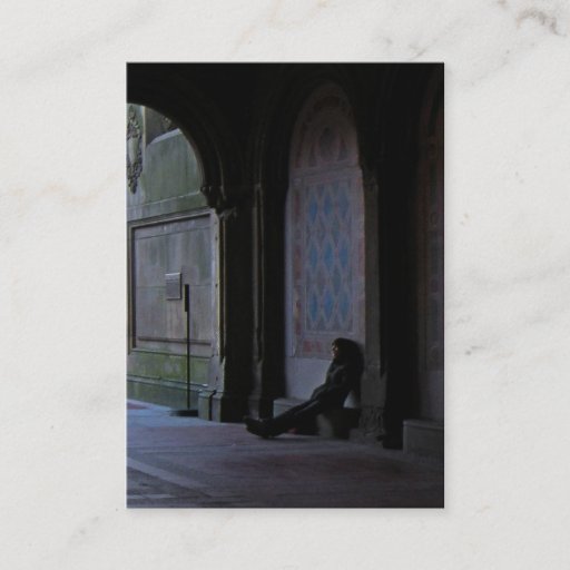Customizable Waiting at Bethesda Photo ATC Business Card