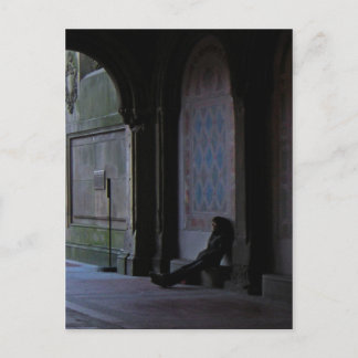 Waiting at Bethesda Terrace Postcard