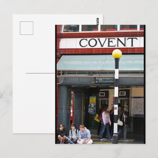 Waiting at Covent Postcard (Front/Back)