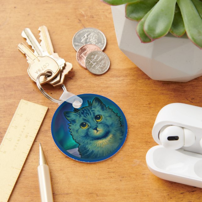 WAITING AT HOME KITTY KEY RING (Desk)