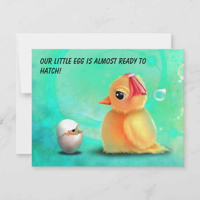 Waiting Baby Shower Invitation (Front)