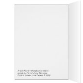 Waiting Bicycles, Worcester, England Card (Inside (Left))