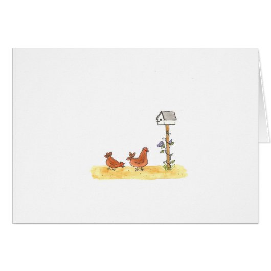Waiting By The Mail Box Cards (Front Horizontal)