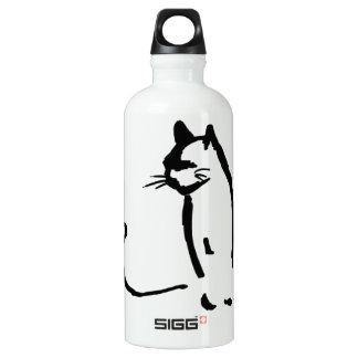 Waiting Cat Water Bottle