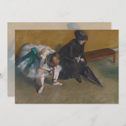 Waiting Edgar Degas (Front/Back)