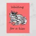 Waiting For a Kiss postcard