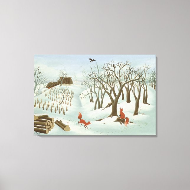 Waiting for Better Times 1980 Canvas Print (Front)