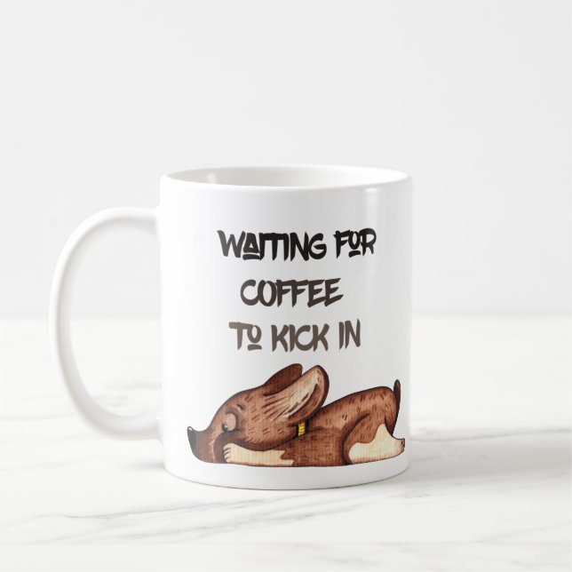 Waiting For Coffee | Funny Mug (Left)