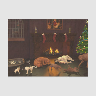 Waiting For Father Christmas Tissue Paper