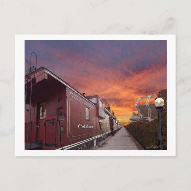 Waiting For Game Day Postcard (Front)