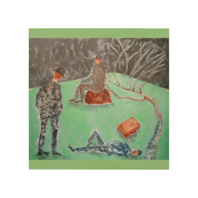 WAITING FOR GODOT Wood Wall Art (Front)