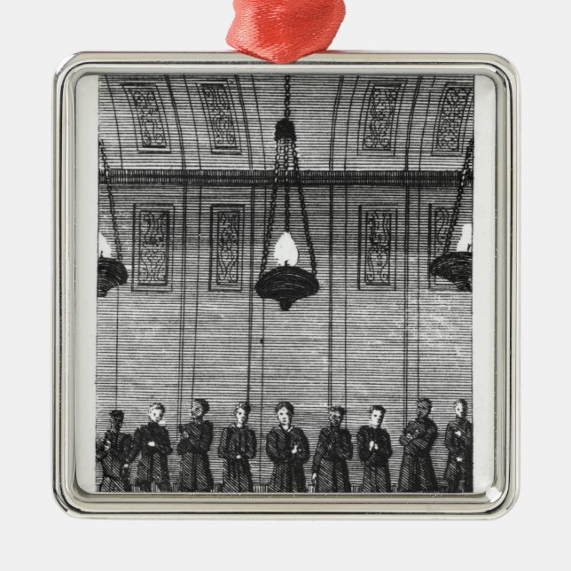 Waiting for Interrogation by the Inquisition Metal Ornament (Front)