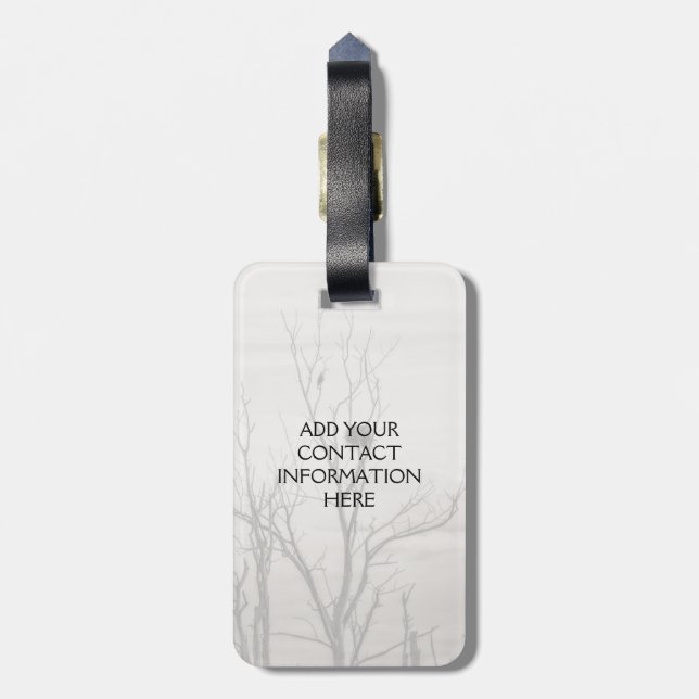 Waiting for Life Luggage Tag (Back Vertical)