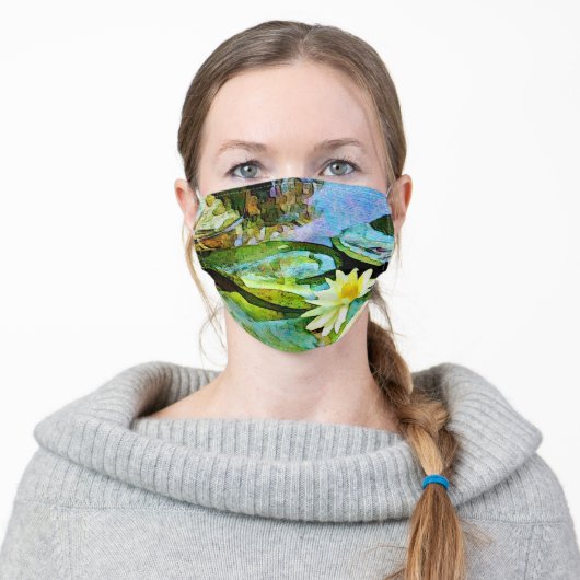 Waiting for Monet - Face Mask (Worn)