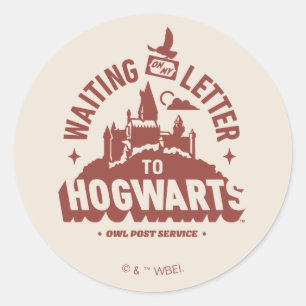 Waiting for my Letter to HOGWARTS™ Classic Round Sticker