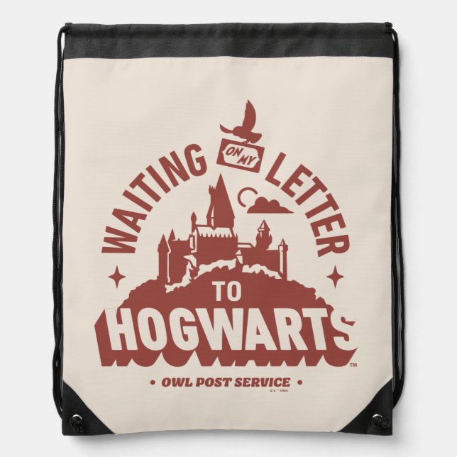 Waiting for my Letter to HOGWARTS™ Drawstring Bag (Front)
