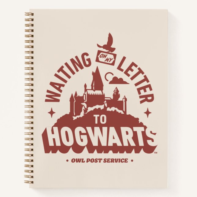 Waiting for my Letter to HOGWARTS™ Notebook (Front)