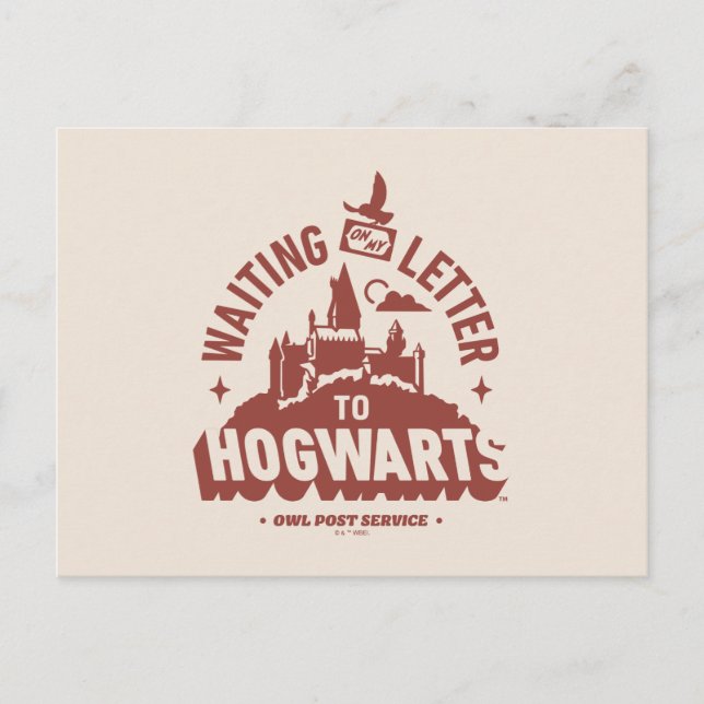 Waiting for my Letter to HOGWARTS™ Postcard (Front)
